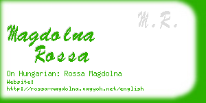 magdolna rossa business card